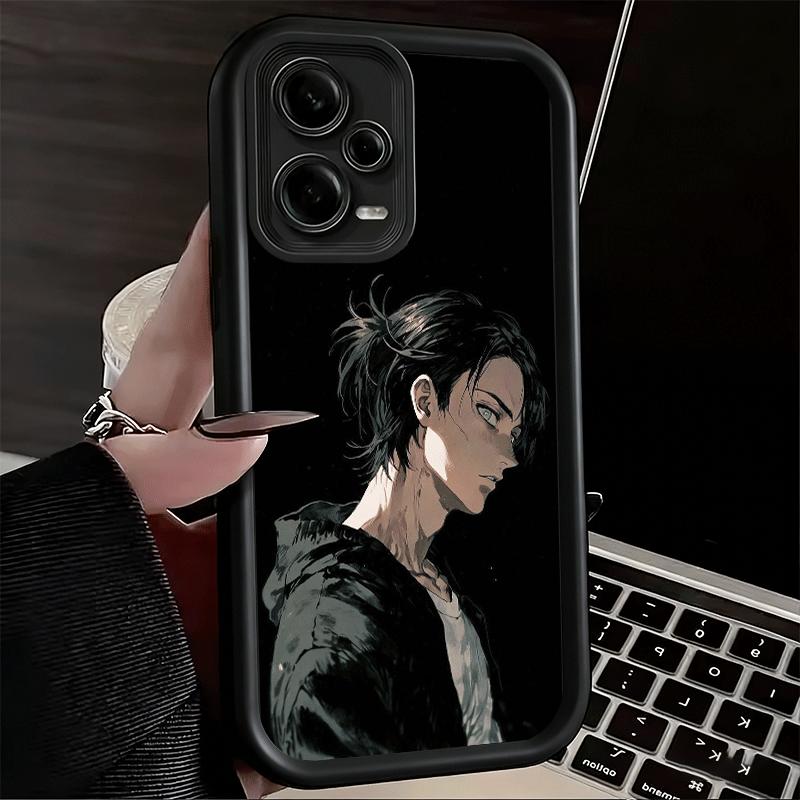 Чехол для телефона для Xiaomi Redmi Note 15 14 13 Pro Plus A-Атака на Титанов Эрен Йегер Shell 12S 11 11S 11T 5G 14S Мягкий силикон Забавный