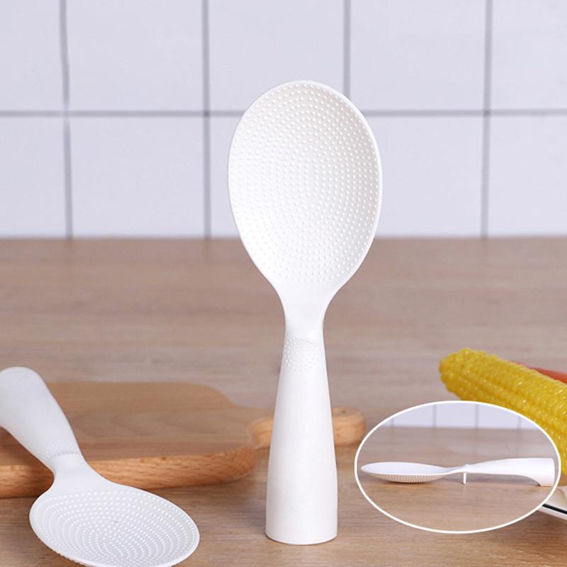 Rice Scoop Stand-Up Non-Stick Rice Spoon Plastic Rice Cooker Spoon Pp Rice Shovel Cooking Spoon Ladle Kitchen Utensils
