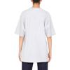 Balenciaga Drop Shoulder Sleeve T Shirt Women's Light Gray Regular Fit 641655TMVH89012