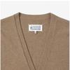 MaiSon Margiela S50ha1059 S17993 124m Stitched V Neck Wool Men S Cardigan