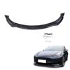 Front Bumper Lip Spoiler For Tesla Model 3 2017-2023 Car Front Shovel Skirt Board Splitters Diffuser Auto Accessories Body Kit