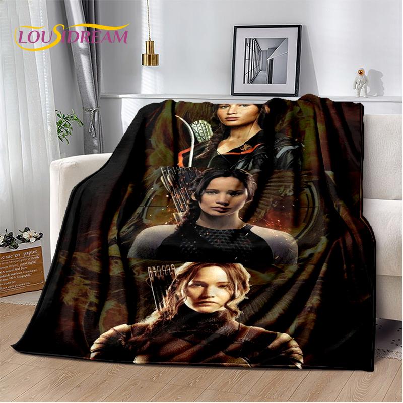 3D The Hunger Games Movie Archer Character Soft Flannel Blanket for Beds Bedroom Sofa Picnic,Throw Blanket for Cover Outdoors