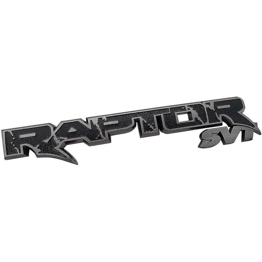 BBBF7 Автомобильные задние эмблемы на багажник, наклейки с логотипом Raptor для Ford F-150 F-250 F-350, боковые эмблемы на крыло, заднюю дверь, цвет оружейный,