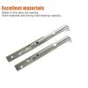 2 PCS Easy To Use Sliding Door Kit External Rail Sliding Casters  Wide Applications