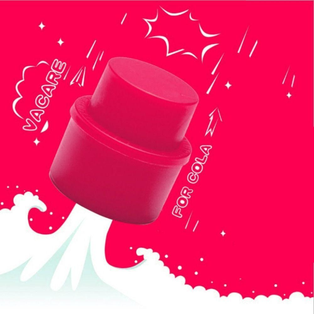 2pcs/Set Frizzy Cola Pump Air Tight Beverage Saver Bottle Stopper Drink Sealer Soda Cap