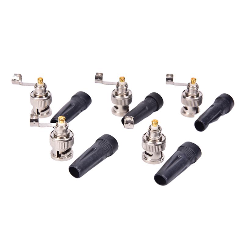 1 шт. Разъем BNC «папа» для коаксиального кабеля RG59 с закручивающимся соединением, CCTV, беспаечный штекер