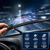 Всепогодные стеклоочистители 2 шт. Лобовое стекло для Dacia Sandero III 2020-2023, 16/24 дюйма, бескаркасные, тихие, прочные, передние стеклоочистители,