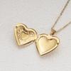 Stylish Pendant Necklace Heart Shaped Locket Collarbone Chain Adjustable Length Choker Fashionable Jewelry for Dates