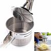Manual Juicer & Fruit Press – Stainless Steel Vegetable Water Dispenser, Multi-Functional Kitchen Tool, Garlic & Fruit Press