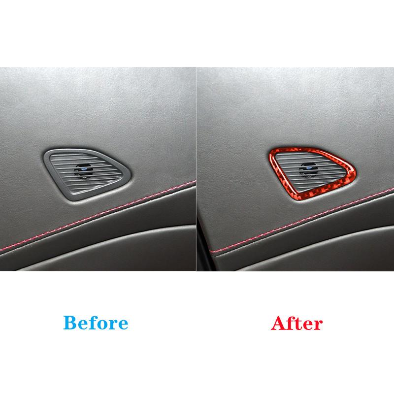 2 шт./компл., стильная наклейка из углеродного волокна, дверной динамик, рамка, накладка, наклейка для Chevrolet Corvette C7 2014-авто