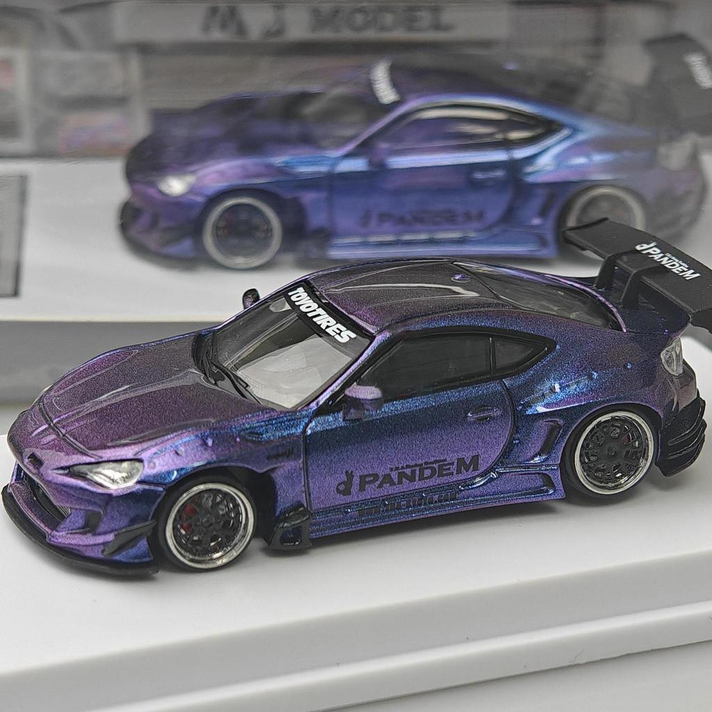 МДж 1:64 GT86 V3 Pandem Литой Автомобиль из Сплава и Игрушечные Транспортные Средства Модель Автомобиля Миниатюрная Масштабная Модель Автомобиля Для Детей
