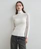 MONGDOL Turtleneck Slit Ribbed Knit Mdkt061_5 Colors