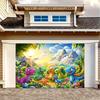 [Party Banner] 1 piece featuring various cartoon dinosaur-themed background decoration patterns as backdrop props