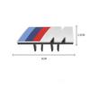 NEOW3 3D Car Front Grille M Badge Emblem Decoration Accessories For Bmw Performance M E46 E90 F20 E39 F10 X3 E83 E61 E91 E87 E60 E93