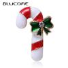 New Christmas Pin Crutch Bow-knot Brooch High Quality for Women Kids Clothes Hat Hijab Pin Christmas Corsage Gifts
