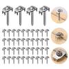 50 шт. гвоздей для забора с фиксатором проволоки, нержавеющие, устойчивые к коррозии, многоразовые шурупы для забора, крепежи для забора
