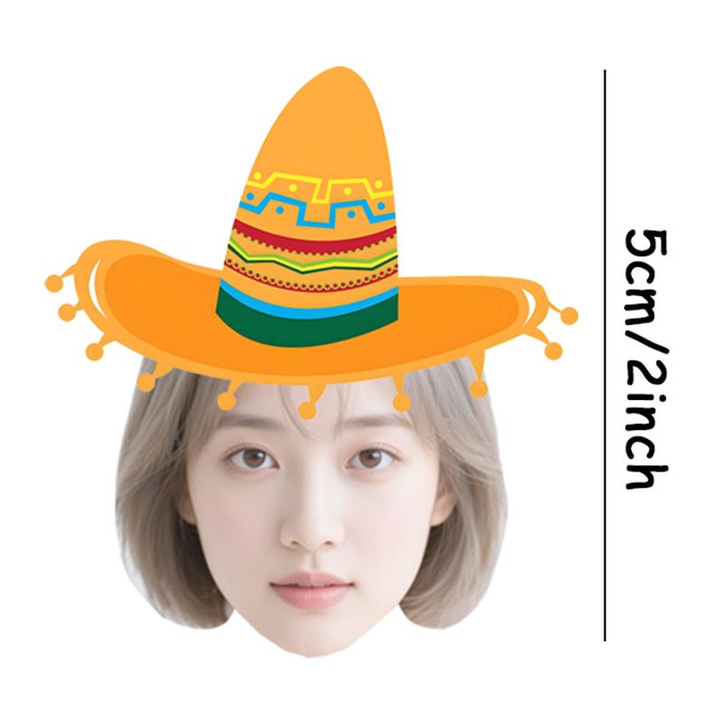 20 шт. Гавайская шляпа Персонализированная наклейка с этикеткой для лица На заказ Летний пляж Индивидуальные наклейки на день рождения, свадьбу Принадлежности для вечеринки