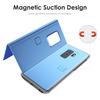 Smart Mirror Anti Drop Phone Case for Samsung Huawei Honor Xiaomi Redmi iPhone OnePlus Cover Magnetic Flip PU Leather