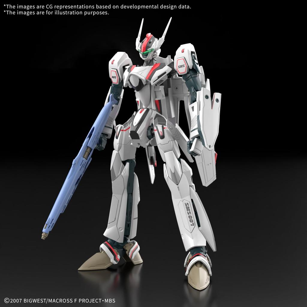 Bandai Hg 1/100 Macross Vf-25F Messiah Valkyrie Alto Custom Model Kit