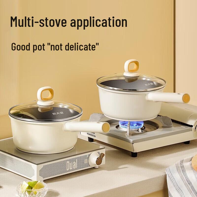 COOKER KING Titanium White Milk Pot