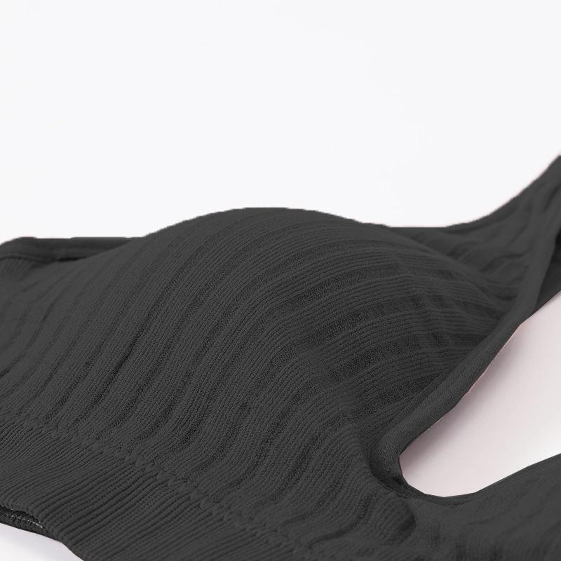 Женский бюстгальтер с глубоким v-образным вырезом, хлопковый бюстгальтер без косточек, сексуальный топ на бретелях с широким ремешком и открытой спиной, женское нижнее белье