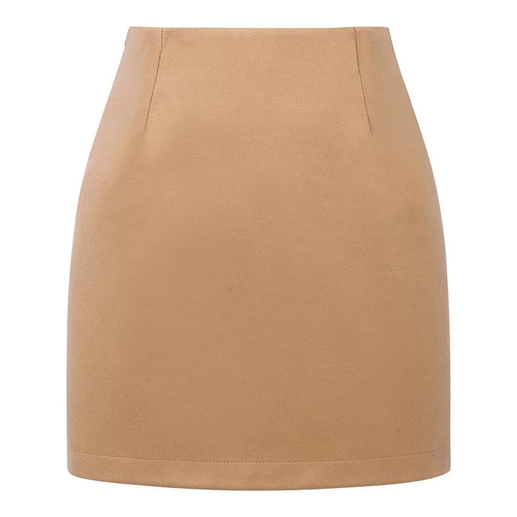 Women's Half Skirt Corduroy Tight Skirt Single-breasted Corduroy Slim