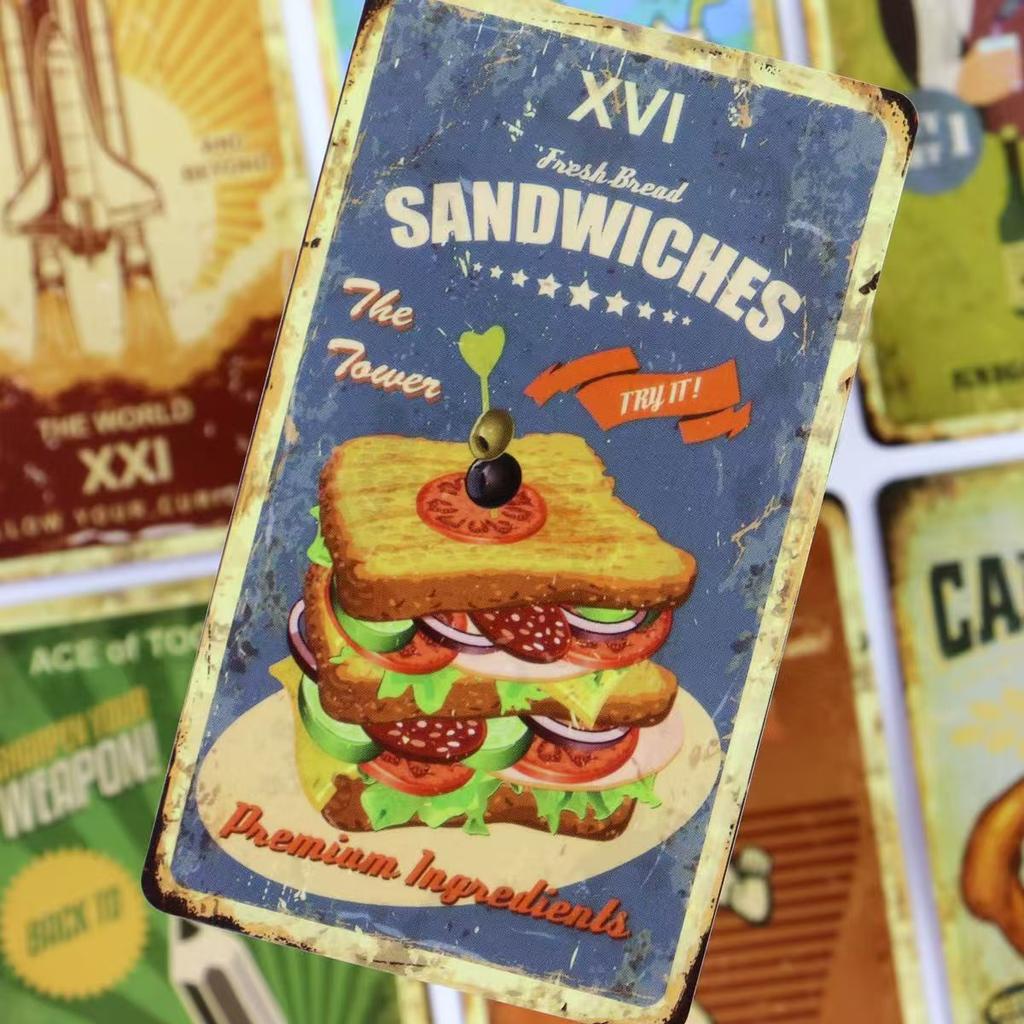 Колода Таро «Деревенская удача» 10,3*6 см, основанная на старинных объявлениях, представляющая обычную народную жизнь и ценности, 80 карт Райдера Уэйта