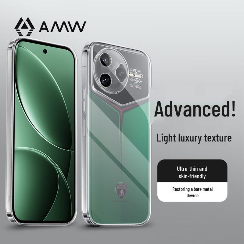 AMW Transparent Ultra-Thin Shockproof Phone Case