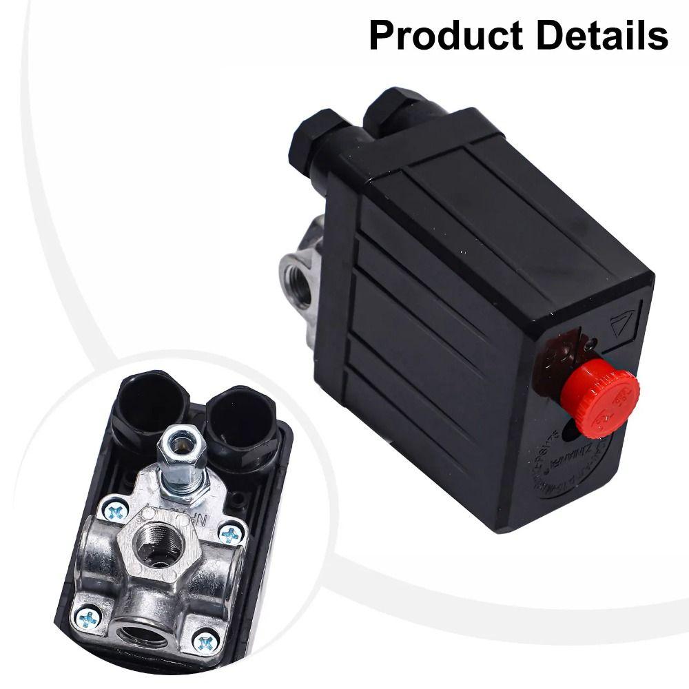 Пневматическое управление Автоматический реле давления воздуха Черный Автоматический переключатель клапана управления Промышленное использование
