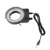 LED Microscope Ring Light 144 LEDs 4W 6500‑7500K 32000‑36000LX Adjustable Brightness USB Powered Microscope Lamp