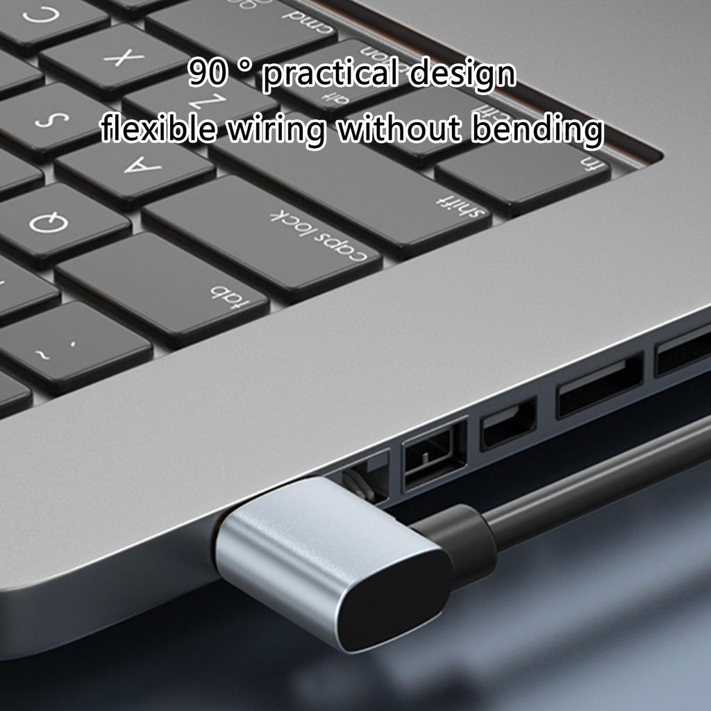 HDMI2.1 8K 60Hz Video Cord with 90 Degree Elbow Optional for Projector Monitor TV Aluminum Shell For Long Time Use