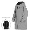 Jiye Heavy Industry New Fake Two Piece Workwear Spliced Windbreaker Men's Loose Casual Mid Length Coat