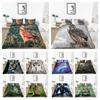 Комплект пододеяльников с принтом совы, комплект постельных принадлежностей, комплект одеял с узором совы, комплект пододеяльников для детей-подростков, одинарный двойной размер, декор для спальни