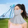 Nylon Sun-protection Mask Elegant Ice Silk Drinking Mask UV-resistant Breathable Veil  Fishing