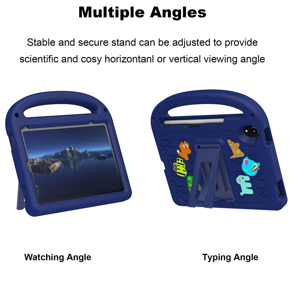 Для Apple iPad mini 6 7 2021 2024 A17 Pro A2567 A2568 A2993 A2995 A2996 чехол для детей с мультяшными буквами портативный ударопрочный чехол-подставка из вспененного ЭВА для планшета