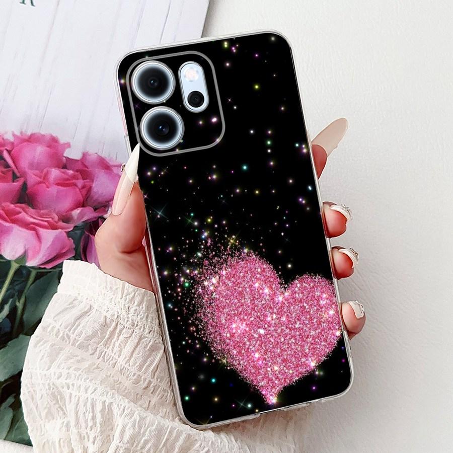 Чехол для телефона OPPO Reno14 F 5G Capa Мягкий силикон Новый цветочный Защитная задняя крышка Для Oppo Reno 14F 14 F CPH2743 Fundas Coque