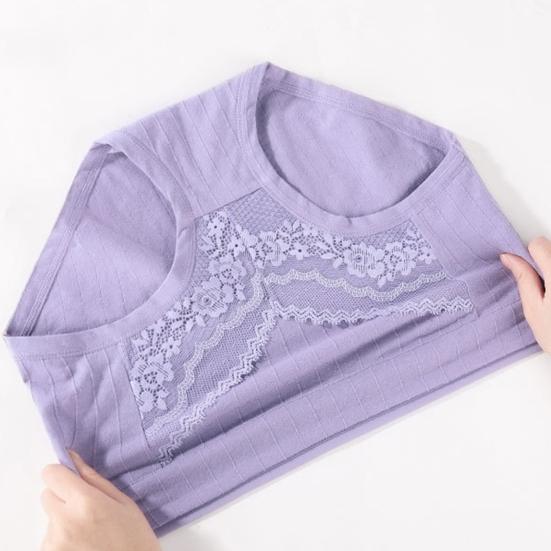 Trendy Women Underpants Lace Cotton Comfortable
