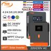 PowMr 4.2KW 4.5KW 6.2KW 6.5KW Hybrid Power Inverter MPPT Solar Charge DC 24V 48V To 230V AC Pure Sine Off-Grid Support LiFePo4