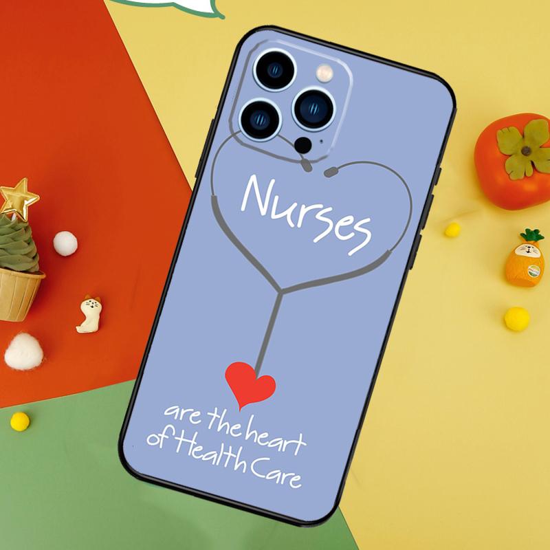 Медицинский чехол для медсестры, чехол для здоровья, чехол для iPhone 15 16 11 13 12 14 Pro Max Mini X XR XS 7 8 Plus, задняя крышка, корпус