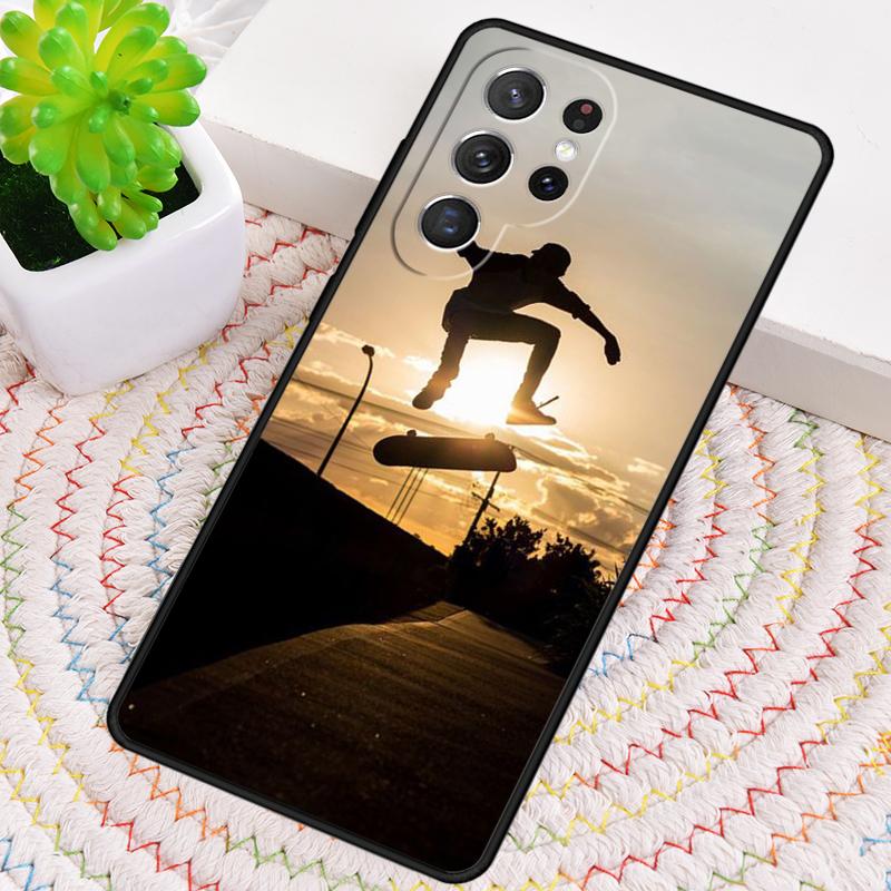 Чехол для телефона Extreme Sport TPU с изображением скейтборда для Samsung Galaxy note 10 pro S26 S25 S24 S23 S22 Ultra Plus S21 FE S20 Ударопрочный чехол