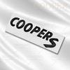 3D Металлическая Наклейка на Заднюю Дверь Багажника Cooper S D Эмблема Черными Буквами Аксессуар Декорации Кузова Автомобиля Для MINI T36 JCW