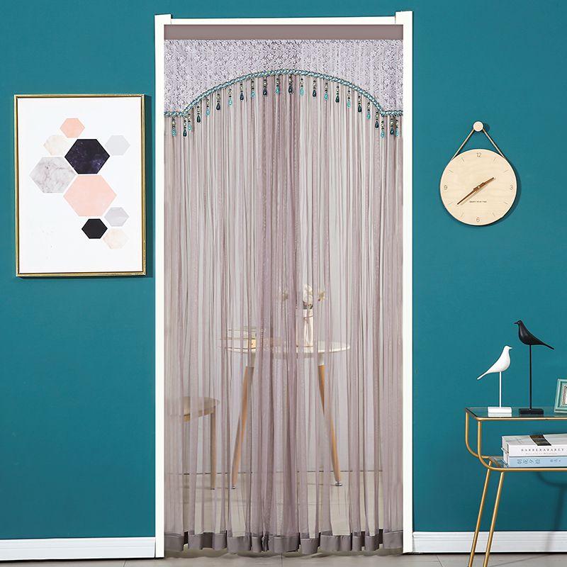 All-Season No-Drilling Velcro Lace Room Divider, Mosquito-Proof, Insect-Proof Bedroom Curtain, Summer Mosquito-Proof Sheer Curtain