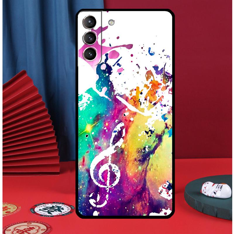 Чехол для телефона с нотами и скрипичным ключом для Samsung Galaxy S24 Ultra S9 S10 S20 FE S21 S22 S23 Plus S25 Ultra Задняя крышка
