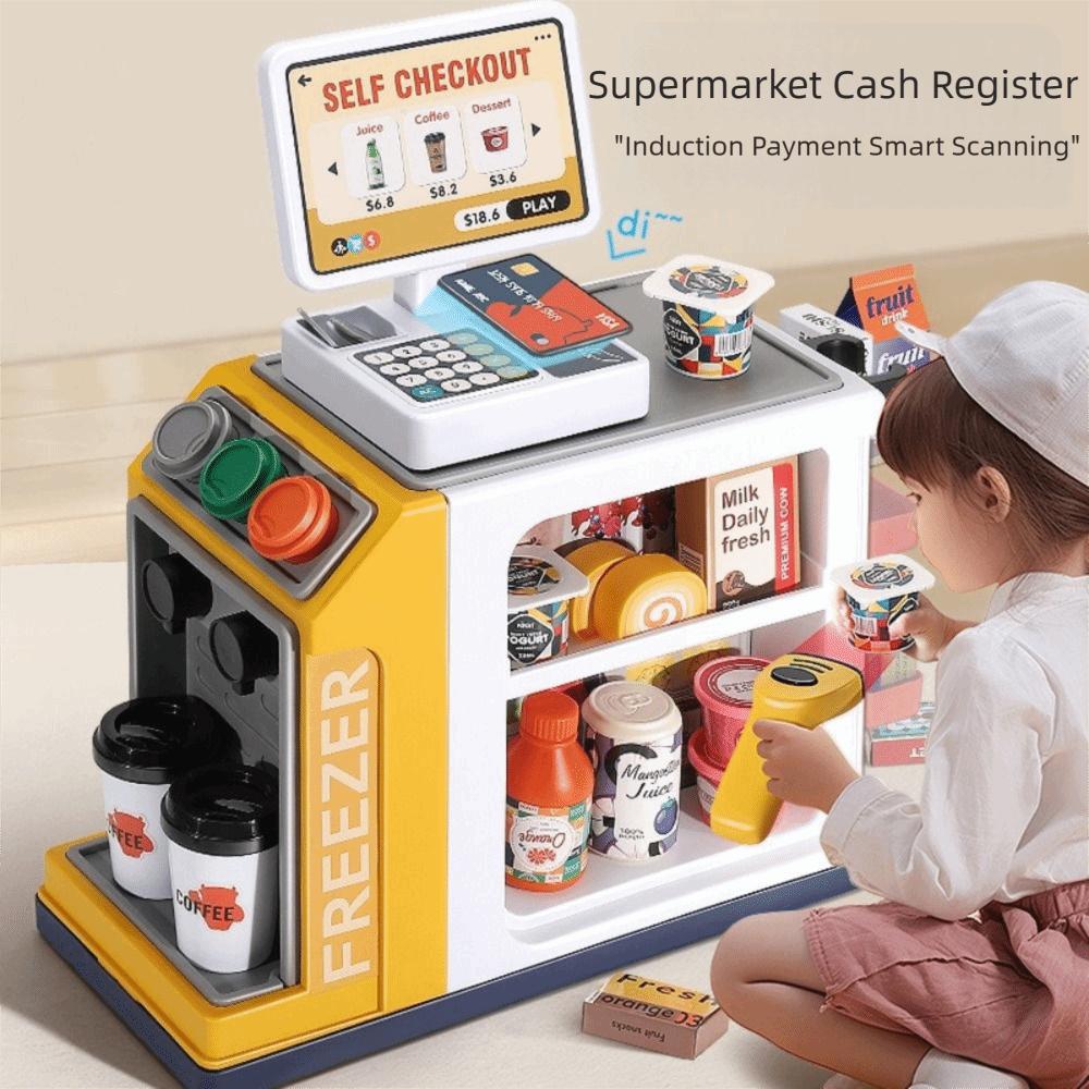 Calculator Cash Register Toy Educational Miniature Food Toys Children's Birthday Gifts