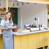 Commercial Automatic Donuts Machine, 4 Rows Donuts Making Equipment, 240 pcs/hour Electric High Power Doughnut Maker, Stainless Steel Frying Auto