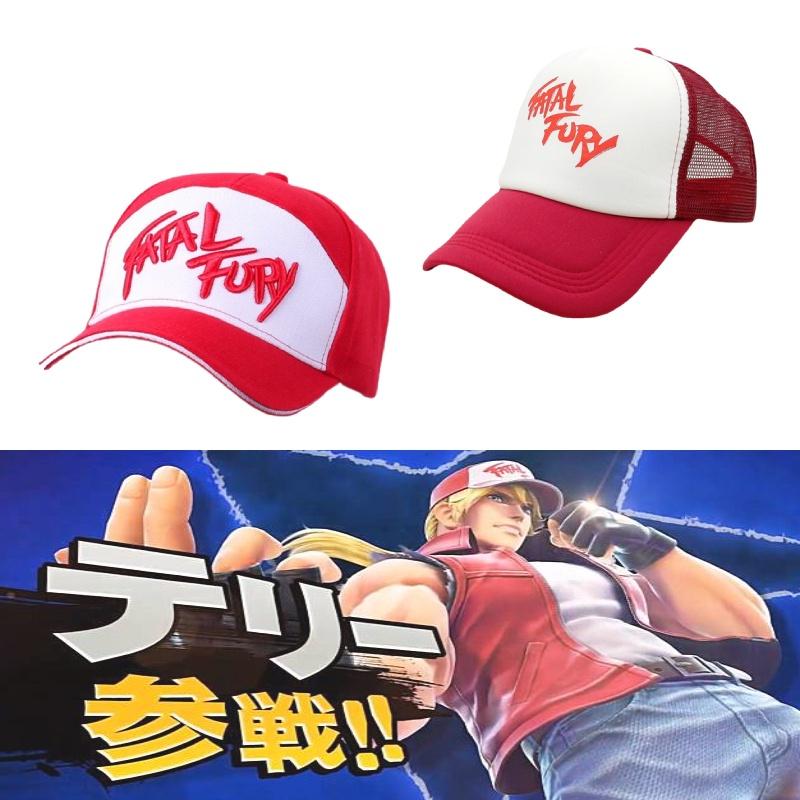 Fatal Fury Терри Богард Вышитая Хлопковая Бейсболка Хип-хоп Стиль