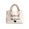 Elegant Canvas Tote Bag for Mother of the Bride or Groom - Wedding Gift