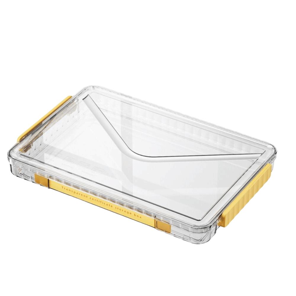 a4 File Document Organizer Transparent Card Holder Case Desktop Paper Storage Box  Projects