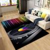 3D Creative Music Vinyl Record Area Rug,Carpet Rug for Living Room Bedroom Sofa,Kitchen Bathroom Doormat Non-slip Floor Mat