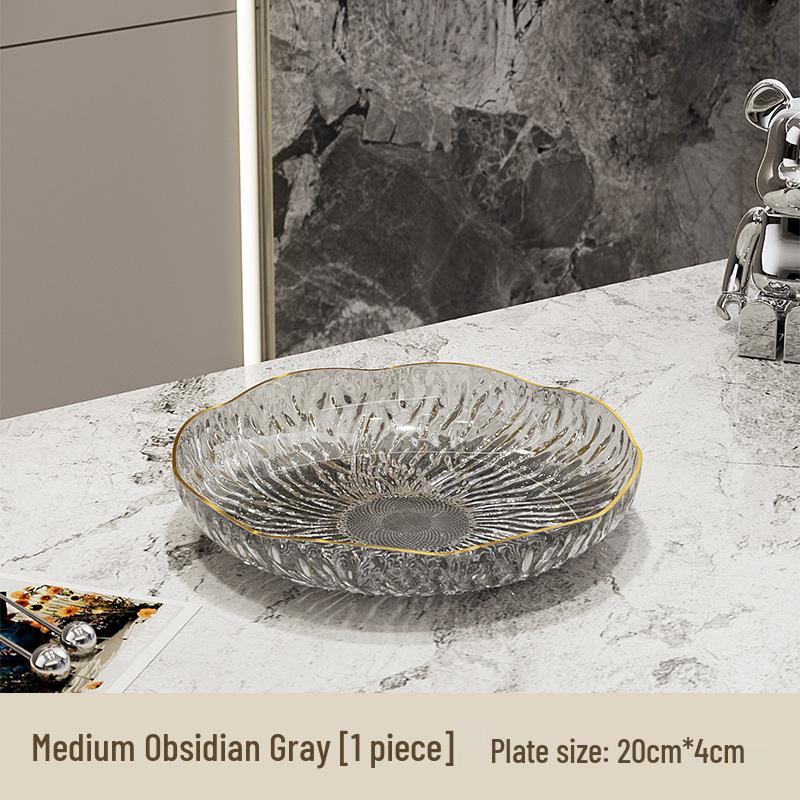 High-Value Transparent PET Fruit Plate for Living Room Snacks